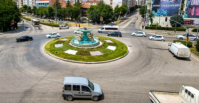 Eskişehir'in kilit noktasında flaş düzenleme