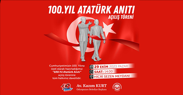 Odunpazarı’ndan 100. yıla özel Atatürk Anıtı
