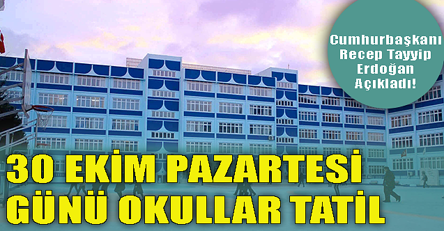 Okul öncesi, ilkokul, ortaokul ve liseler için bir günlük tatil