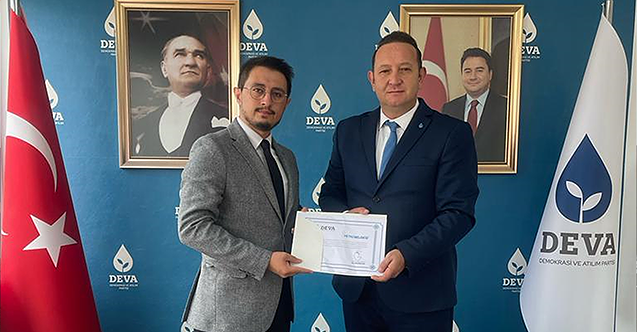 DEVA Partisi Tepebaşı İlçe Başkanı değişti.