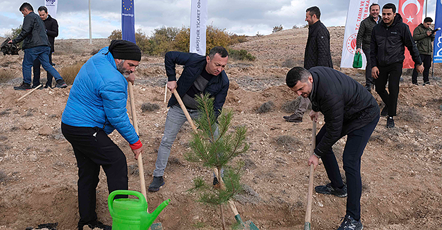 10 Bin fidan dikerek yeni hatıra ormanı oluşturuldu