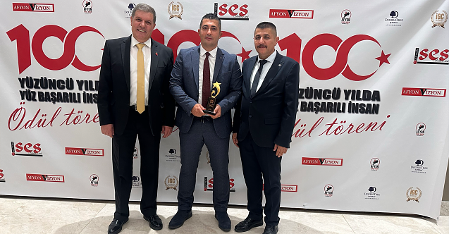 OEDAŞ Afyonkarahisar İl Müdürü Cafer Demir’e büyük onur