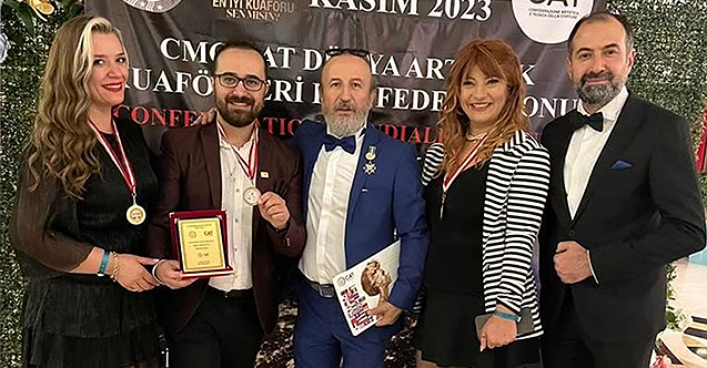 Eskişehirli kuaför uluslararası yarışmada 4'üncü oldu