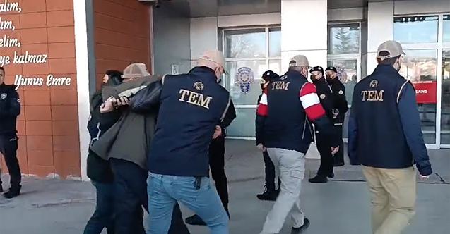 Kırmızı bülten ile aranan örgüt mensubu Eskişehir’de yakalandı