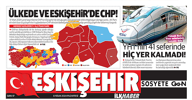 Eskişehir İlk Haber'in yeni sayısı yayınlandı