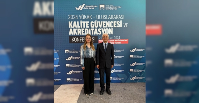 ESTÜ Rektörü Prof. Dr. Adnan Özcan, YÖKAK tarafından düzenlenen “Uluslararası Kalite Güvencesi ve Akreditasyon Konferansına” katıldı