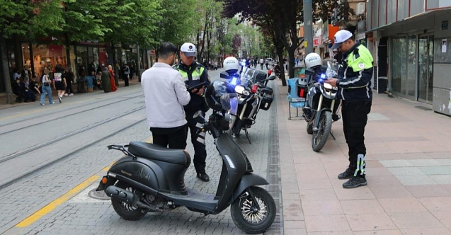 Trafiğe kapalı alanlar denetlendi, cezalar yazıldı