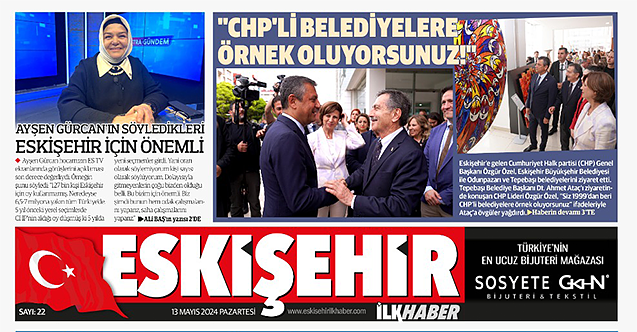 Eskişehir İlk Haber'in yeni sayısı yayınlandı