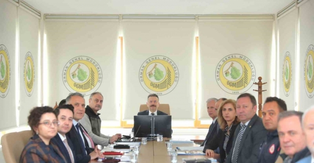 Eskişehir Orman Yangınları İle Mücadele Komisyonu toplantısı gerçekleştirilirdi