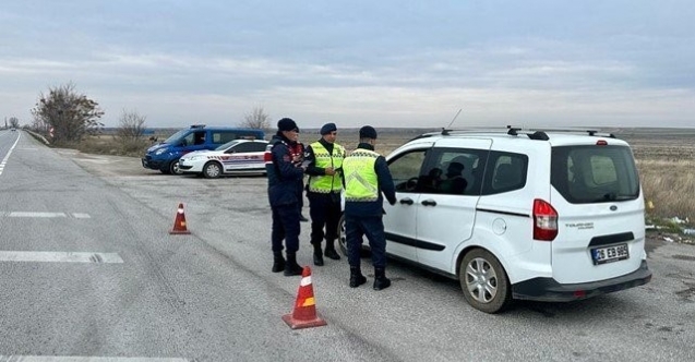 Jandarma ekiplerinin trafik denetimde 7 milyon TL ceza yazıldı