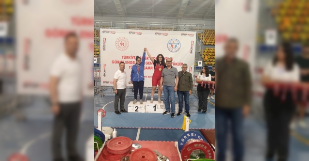 Eskişehirli görme engelli sporcu Türkiye şampiyonu oldu