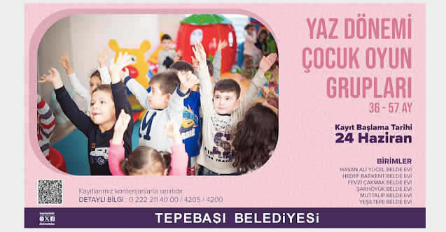 Oyun grupları kayıtları başlıyor