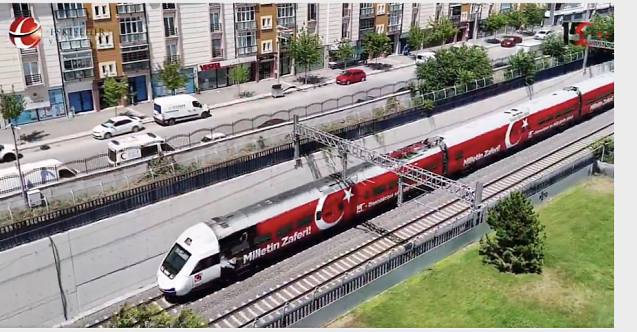Demokrasi ve Milli Birlik Treni Eskişehir'e ulaştı