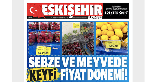 Eskişehir İlk Haber'in yeni sayısı yayımlandı
