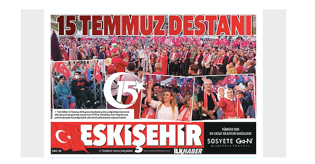 Eskişehir İlk Haber'in yeni sayısı yayımlandı