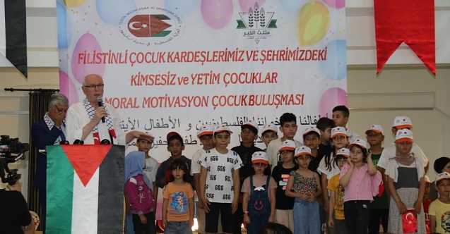 Filistinli çocuklarla moral buluşması