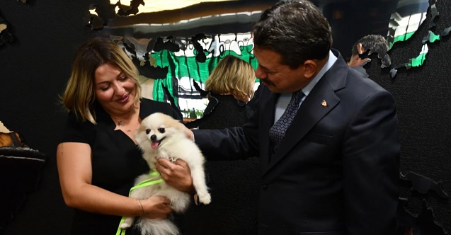 Şiddet gören köpeği zabıt kâtibi sahiplendi