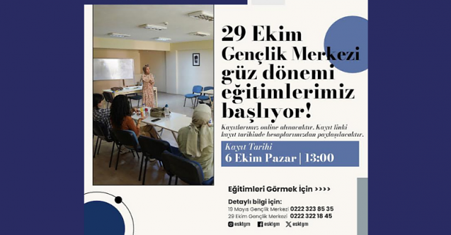 Güz dönemi eğitimleri başlıyor