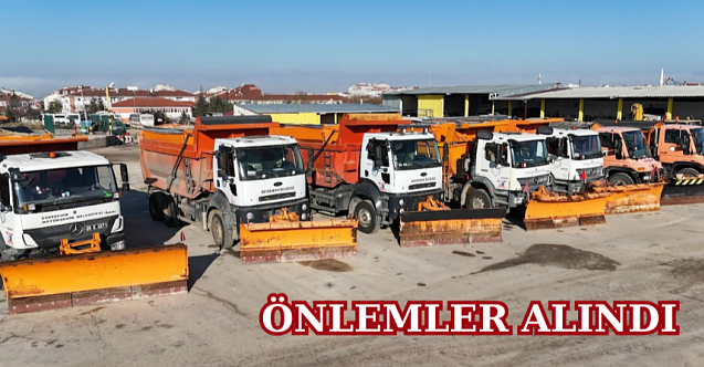 Büyükşehir Belediyesi karla mücadeleye hazır
