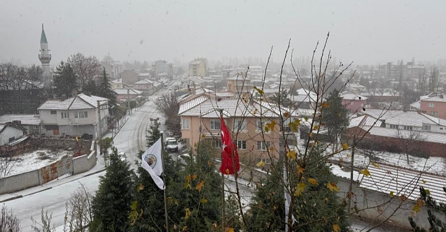 Eskişehir'e ilk kar düştü