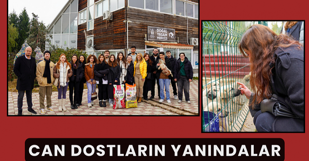 Öğrencilerden mama bağışı