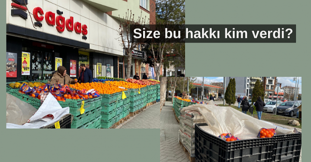 Vatandaş isyan etti