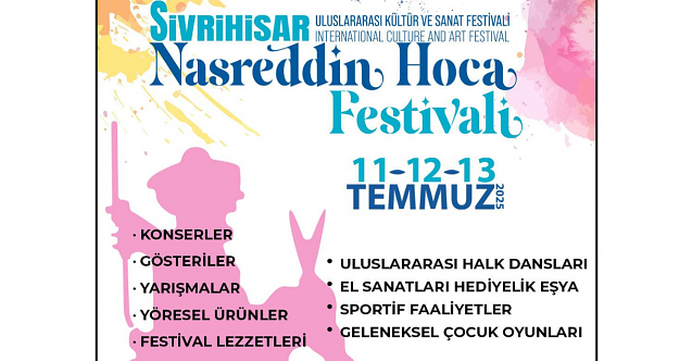Sivrihisar’da Festival Zamanı: 9. Uluslararası Nasreddin Hoca Festivali Başlıyor