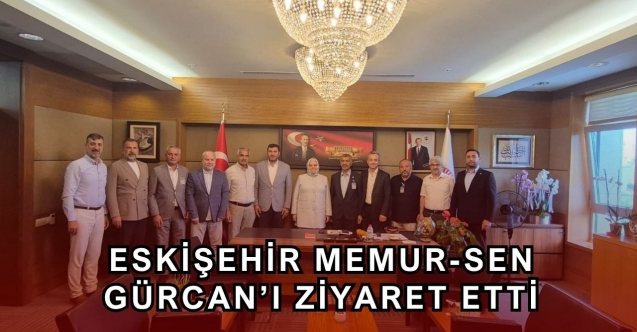 Ayşen Gürcan'ı makamında tebrik ettiler