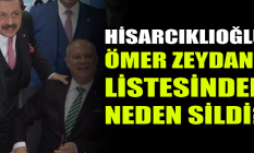 Rifat Hisarcıklıoğlu Ömer Zeydan#039;ı listesinden neden sildi?