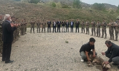 Sınır ötesinde görev yapacak özel harekatçılar için uğurlama töreni