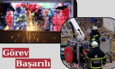 Eskişehir İtfaiyesi Tatbikatta