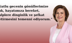 Başkan Ünlüceden Miraç Kandili mesajı