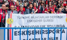Türkiye Muhtarlar Derneği Eskişehir Şubesinden Eskişehirspora destek mesajı