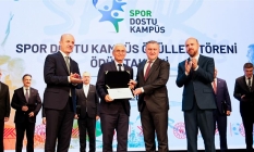 ESTÜ#039;ye Spor Dostu Kampüs” Ödülü