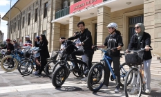 Eskişehir#039;de Yunus Emre Hoşgörü Bisiklet Turu düzenlendi