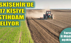 Eskişehir'de 407 kişiye istihdam geliyor!