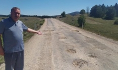 Seyitgazi'den yol onarım talebi