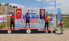 Türkiye kupası için Eskişehir'de kürek çektiler