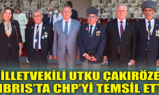 Utku Çakırözer Kıbrıs'ta CHP'yi temsil etti