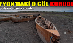Afyon'daki o göl kurudu!