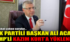 AK Partili Acar CHP'li Kazım Kurt'a yüklendi