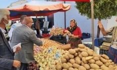 Eskişehir DEVA pazarda dert dinledi