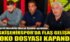 Eskişehirspor'da flaş gelişme: Toko dosyası kapandı!