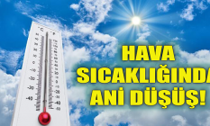 Hava sıcaklığında ani düşüş!