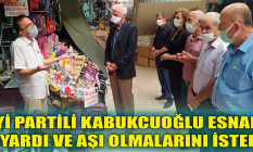 İYİ Partili Kabukcuoğlu esnafı uyardı: Aşı olun!