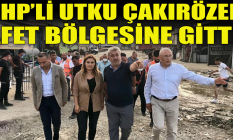 Utku Çakırözer afet bölgesinde