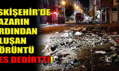 Pazarın ardından oluşan görüntü pes dedirtti