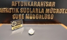 Afyon'da yol uygulamasında uyuşturucu yakalandı