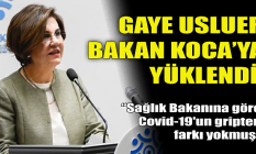 Gaye Usluer Bakan Koca'ya yüklendi!