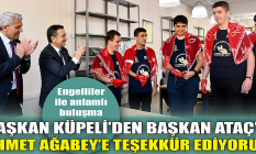 Nadir Küpeli'den Ahmet Ataç'a: Ahmet Ağabey'e teşekkür ediyorum!